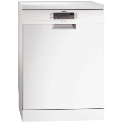 AEG F66742W0P 60cm Freestanding 15 Place A+++ Dishwasher in White AEG F66742W0P 60cm Freestanding 15 Place A+++ Dishwasher in White